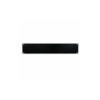 Metal, Aluminum Mounting Panel 3.500" H (88.90mm) Black