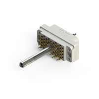 38 Position Housing for Non-Gendered Contacts Connector Gray Rack and Panel