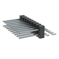 Connector Header Surface Mount, Right Angle 18 position 0.100" (2.54mm)