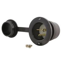 Power Connector Plug, Male Blades NEMA 6-20P Surface Mount