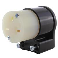 Power Connector Plug, Female Sockets NEMA 6-20R Free Hanging (In-Line), Right Angle