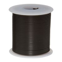 10 AWG Hook-Up Wire 105/30 Black 600V 25.00' (7.62m)