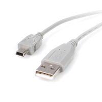 USB 2.0 Cable Macho A a mini macho B 1.00' (304.8mm) No blindado