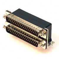 37, 37 Position D-Sub - Stacked Plug, Male Pins Connector