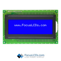Character Display Module Transmissive 5 x 8 Dots STN - Super-Twisted Nematic LED - White Serial 98.00mm x 60.00mm x 13.50mm
