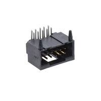 针座连接器 通孔，直角 10 位置 0.100"（2.54mm）