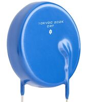 2500 pF -20%, +80% 7500V (7,5kV) Keramikkkondensatorer Z5U Radial, Skive