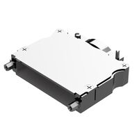 37 Position Two Piece Backshell Connector Silver 180° Shielded