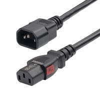 10.00' (3.05m) Power Cord Black IEC 320-C14 To IEC 320-C13 SJT