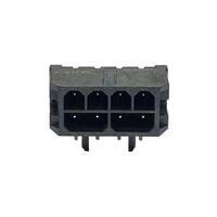 Stikkontaktuttak Gjennomgående hull, Høyrevinklet 8 posisjon 0,118" (3,00mm)