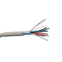 9 Conductor Multi-Conductor Cable Gray 24 AWG Foil 100.0' (30.5m)