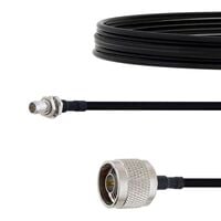 Cable Assembly Coaxial BMA to N-Type 0.141" Semi-Rigid Cable 12.00" (304.80mm)