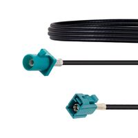 Cable Assembly Coaxial Fakra to Fakra LMR 100 60.0" (1.5m) 5.0'