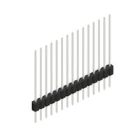 Stikkontaktuttak Gjennomgående hull 15 posisjon 0,050" (1,27mm)