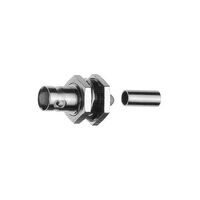 BNC Connector Jack, Female Socket 75 Ohms Panel Mount Crimp