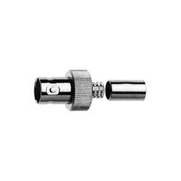 BNC Connector Jack, Female Socket 75 Ohms Free Hanging (In-Line) Crimp