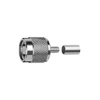 RP-TNC Connector Plug, Female Socket 50 Ohms Free Hanging (In-Line) Crimp