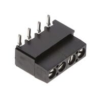 4 Position Wire to Board Terminal Block Vertical with Board 0.200" (5.08mm) Through Hole