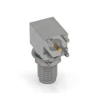 SMA Connector Jack, Female Socket 50 Ohms Panel Mount, Through Hole, Right Angle Solder