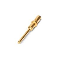 Pin Contact 20 AWG Size 1.0mm Crimp Gold