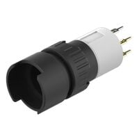 Pushbutton Switch DPST-NO Standard Panel Mount, Front