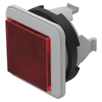 Configurable Switch Body Pushbutton, Square Illuminated - Red