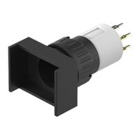 Pushbutton Switch DPST-NC Standard Panel Mount, Front