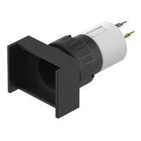 Pushbutton Switch SPST-NC Standard Panel Mount, Front