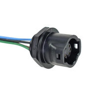 18 针位圆形连接器 插座，母型插口 导线引线