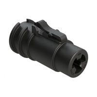 1 (電源) 腳位圓形連接器 插頭外罩 懸掛式 (直列)