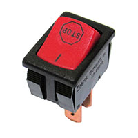 Rocker Switch SPST-NO 13A (AC) 125 V Panel Mount, Snap-In