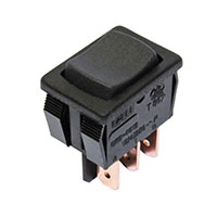 Rocker Switch SPDT 8A (AC) 125 V Panel Mount, Snap-In