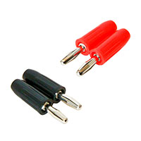 Banana Plug Connector Standard Banana Solderless Black, Red