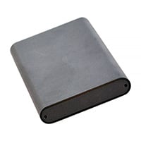 Boks Metall, Aluminium Svart Endepanel(er) 3,937" L x 2,323" B (100,00mm x 59,00mm) X 0,512" (13,00mm)