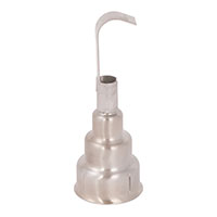 Nozzle, Reflector/Reducer Silver