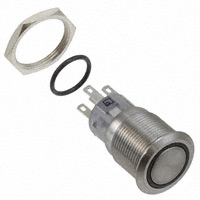 按钮开关 SPDT 防破坏，发光 前面板安装