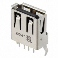 USB-A (USB TYPE-A) USB 2.0 Receptacle Connector 4 Position Through Hole