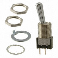 Vekslebrytere SPST Panelmontering