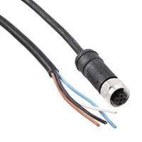 Circular Cable Assembly Unshielded 16.40' (5.00m)