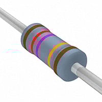 127 kOhms ±1% 0.25W, 1/4W Through Hole Resistor Axial Metal Film