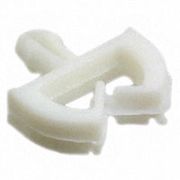 缆线 夹子，扣线套 天然 按进式 0.190" 长 x 0.040" 高（4.83mm x 1.02mm）