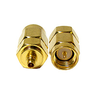 Adapter Coaxial Connector SMA Plug, Male Pin To MMCX Plug, Male Pin 50 Ohms