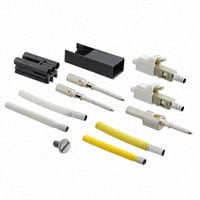 Glasvezel Stekker Connector LC Duplex, 3 power Zwart