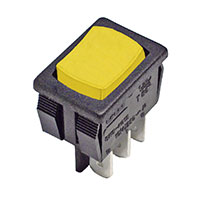 摇臂开关 SPDT 16A（AC） 125 V 面板安装，卡入式