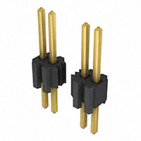 Steckverbinder, Steckleiste Durchkontaktierung 6 positionen 0,050" (1,27mm)