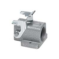 Base - Panel Mount 90° Connector Side Entry M20 D7 IP54 - Dust Protected, Water Resistant