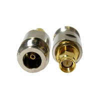 Adapter Coaxial Connector SMA Plug, Male Pin To N Jack, Female Socket 50 Ohms