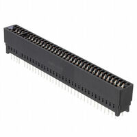 70 Position Female Connector Non Specified - Dual Edge Gold 0.100" (2.54mm) Black