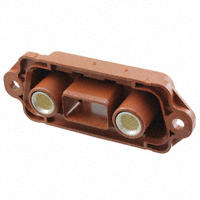 2 Steckverbinder Buchse, Steckverbinder Panelmontage Braun Rack und Paneel