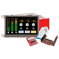 智能，智慧，发光二极管，图形 可传导的 红色，绿色，蓝色（RGB） TFT - 彩色 I2C，SPI，TTL 4.3"（109.22mm） 480 x 272